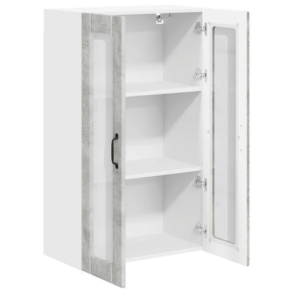 Pensile cucina con porta Lucca Grigio Cemento 60 x 31 x 100 cm | homemem39