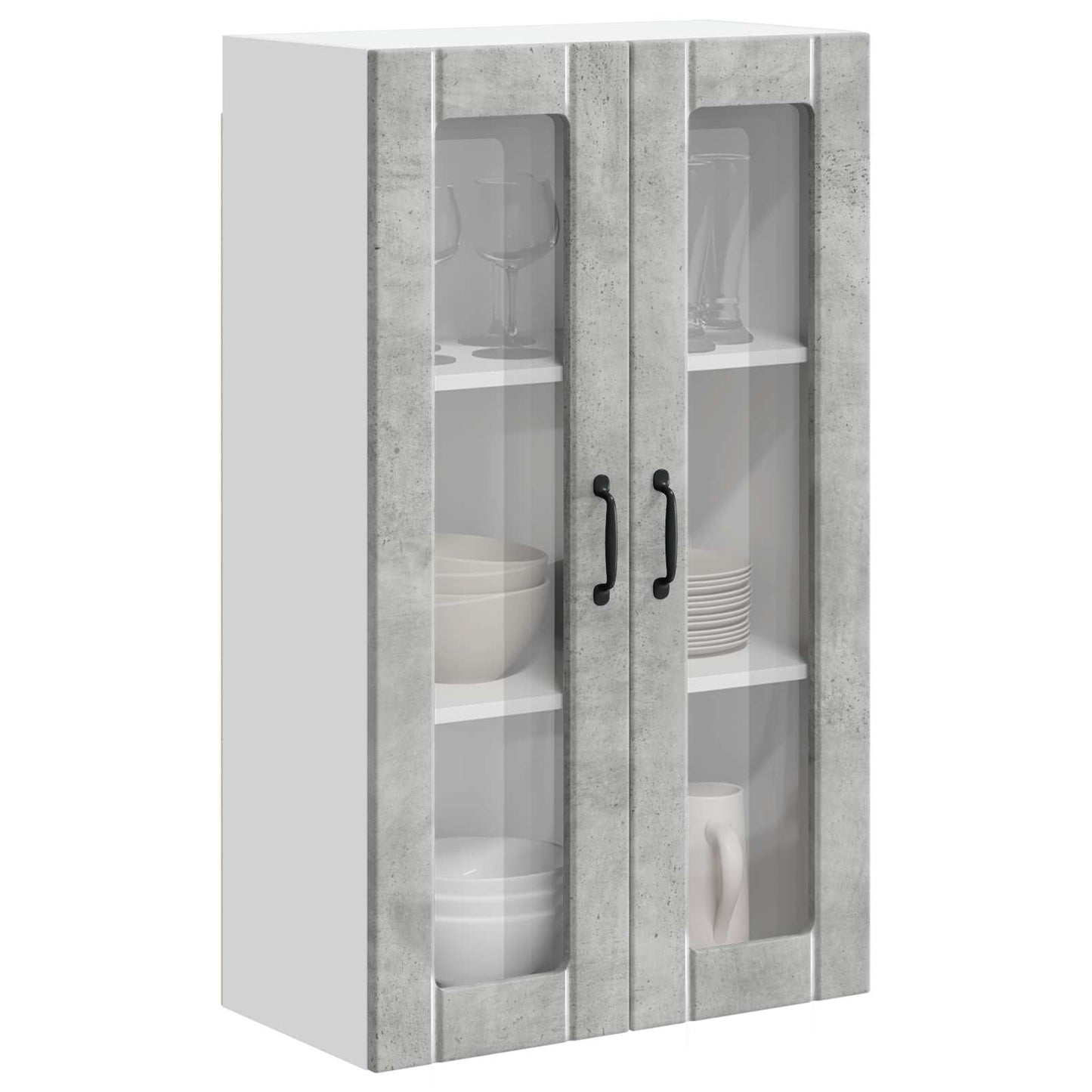 Pensile cucina con porta Lucca Grigio Cemento 60 x 31 x 100 cm | homemem39