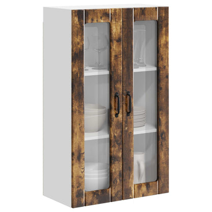 Pensile cucina con porta Lucca Rovere Fumo 60 x 31 x 100 cm | homemem39