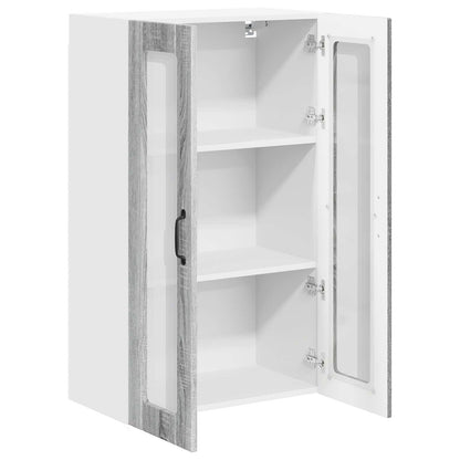 Pensile cucina con porta Lucca Grigio Sonoma 60 x 31 x 100 cm | homemem39