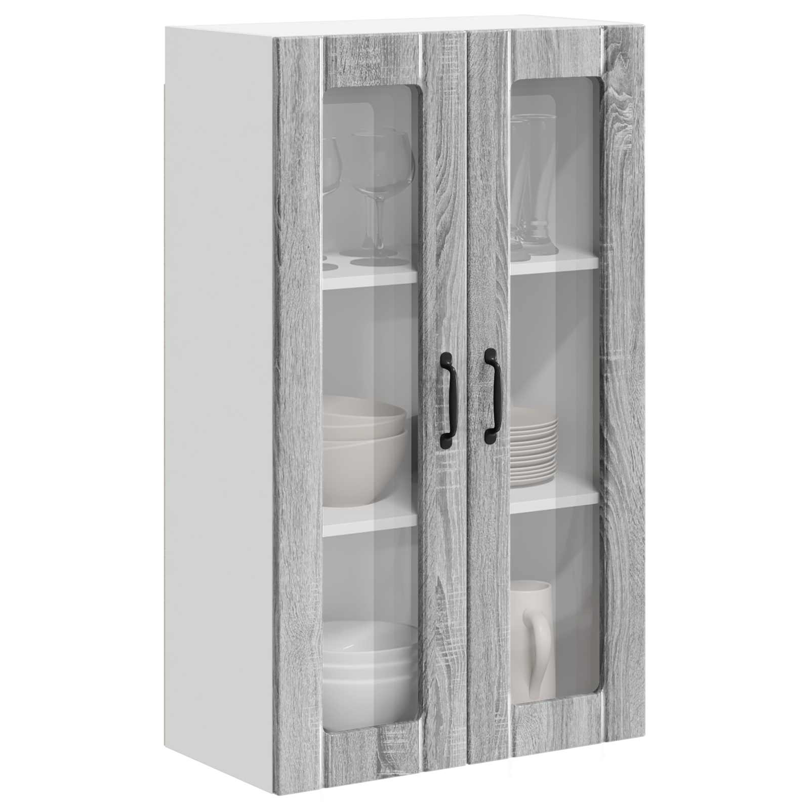 Pensile cucina con porta Lucca Grigio Sonoma 60 x 31 x 100 cm | homemem39