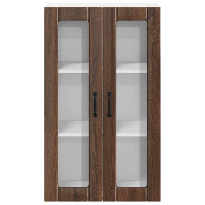 Pensile cucina con porta Lucca Rovere Marrone 60 x 31 x 100 cm | homemem39