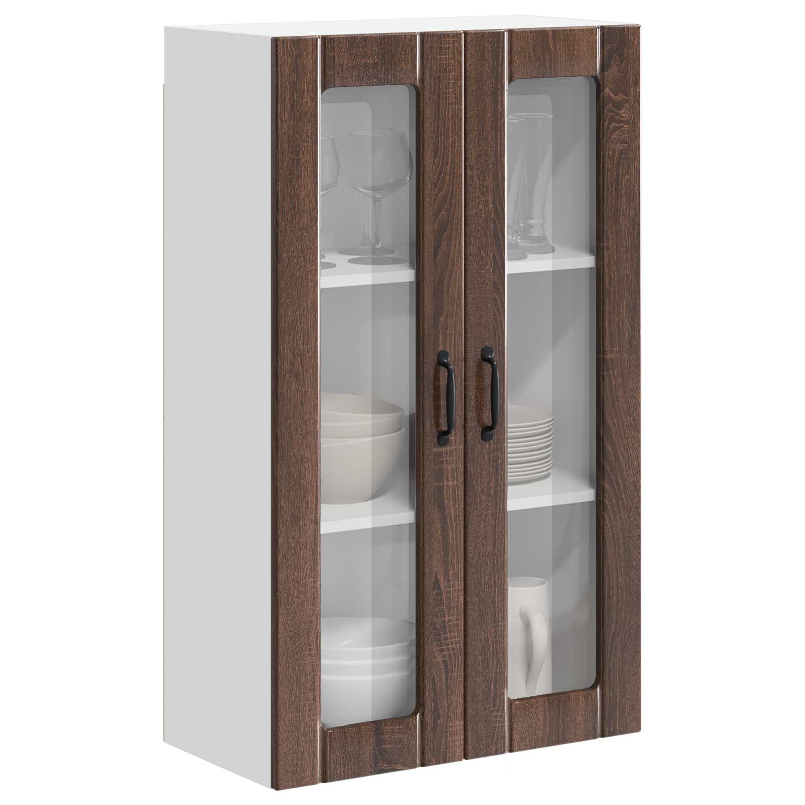 Pensile cucina con porta Lucca Rovere Marrone 60 x 31 x 100 cm | homemem39