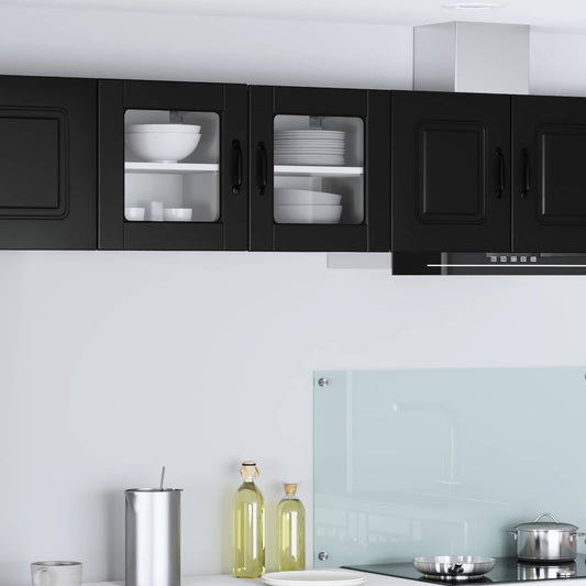 Pannello lavastoviglie con porta 2 pcs Nero 40 x 31 x 40 cm | homemem39
