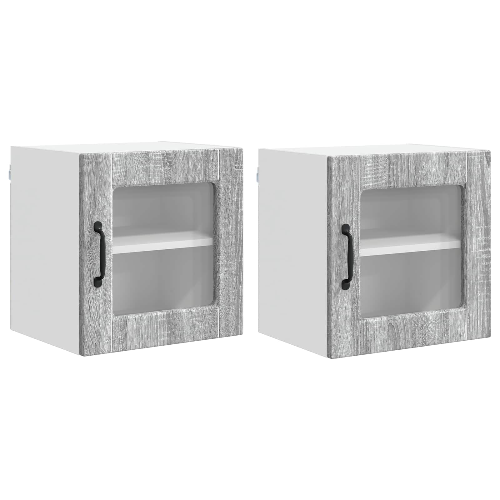 Pannello lavastoviglie 2 pcs Grigio Sonoma 40 x 31 x 40 cm | homemem39