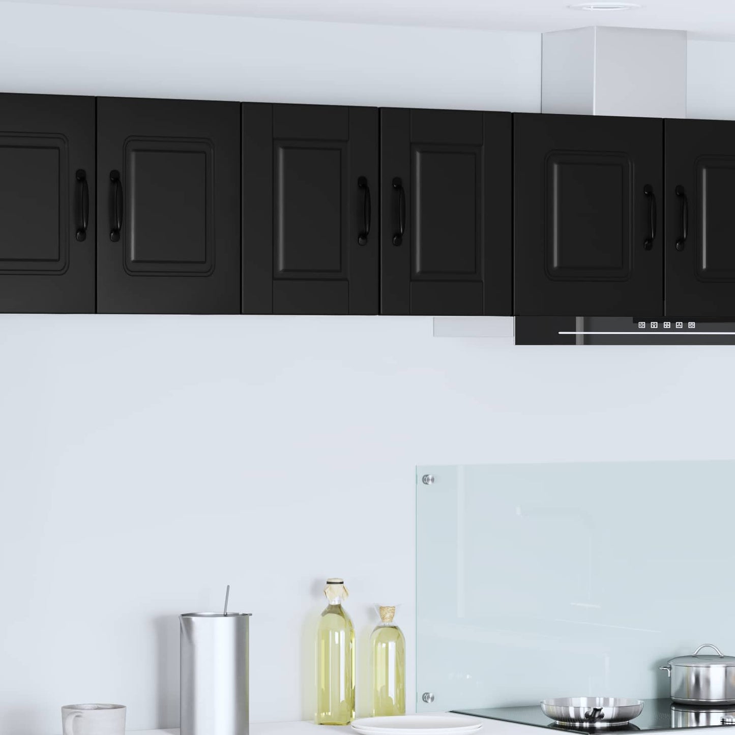 Pannello lavastoviglie con porta 2 pcs Nero 30 x 31 x 40 cm | homemem39