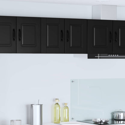 Pannello lavastoviglie con porta 2 pcs Nero 30 x 31 x 40 cm | homemem39