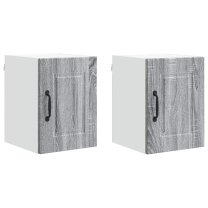 Armadietto a muro PORTO 2 pcs Grigio Sonoma 30 x 31 x 40 cm