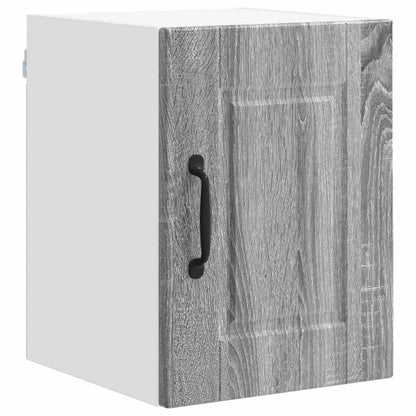 Armadietto a muro PORTO 2 pz Grigio Sonoma Legno ingegnerizzato