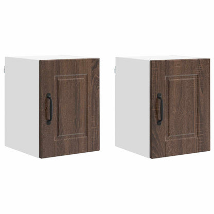 Pannello lavastoviglie 2 pcs Rovere Marrone 30 x 31 x 40 cm | homemem39