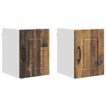 Armadietto a muro PORTO 2 pcs Legno vecchio 30 x 31 x 40 cm | homemem39