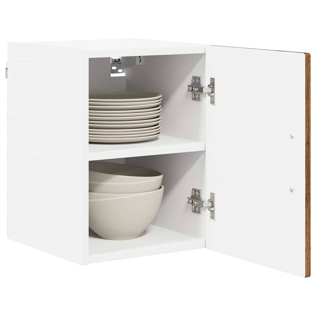 Armadietto a muro PORTO 2 pcs Legno vecchio 30 x 31 x 40 cm | homemem39