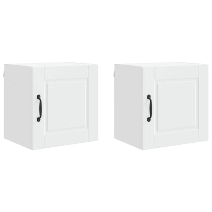 Armadietto a muro PORTO 2 pcs Bianco 40 x 31 x 40 cm | homemem39