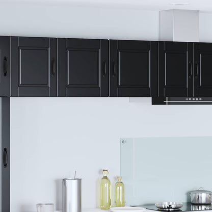 Armadietto a muro PORTO Nero 40 x 31 x 40 cm Legno multistrato | homemem39
