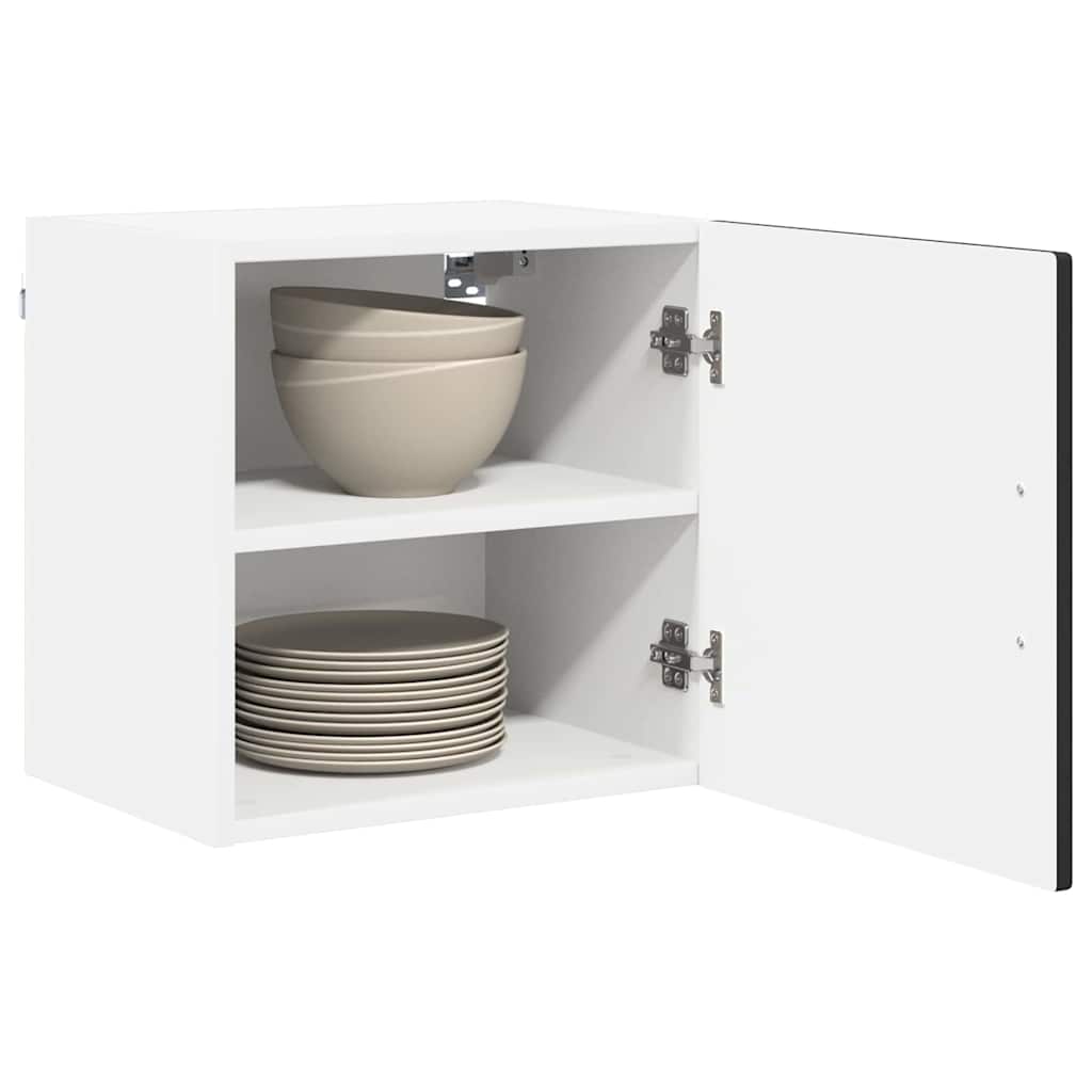 Armadietto a muro PORTO 2 pcs Nero 40 x 31 x 40 cm | homemem39
