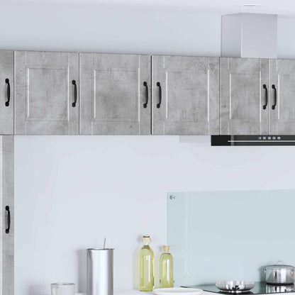 Armadietto a muro PORTO 2 pcs Grigio cemento 40 x 31 x 40 cm | homemem39