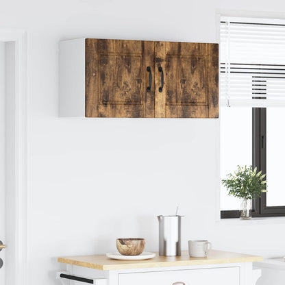 Armadietto a muro PORTO 2 pcs Rovere fumé 40 x 31 x 40 cm | homemem39