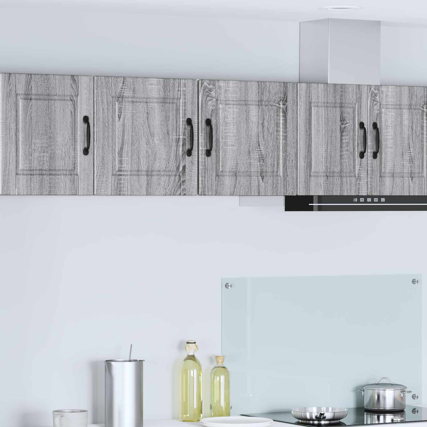 Armadietto a muro PORTO Grigio Sonoma 40 x 31 x 40 cm - homemem39