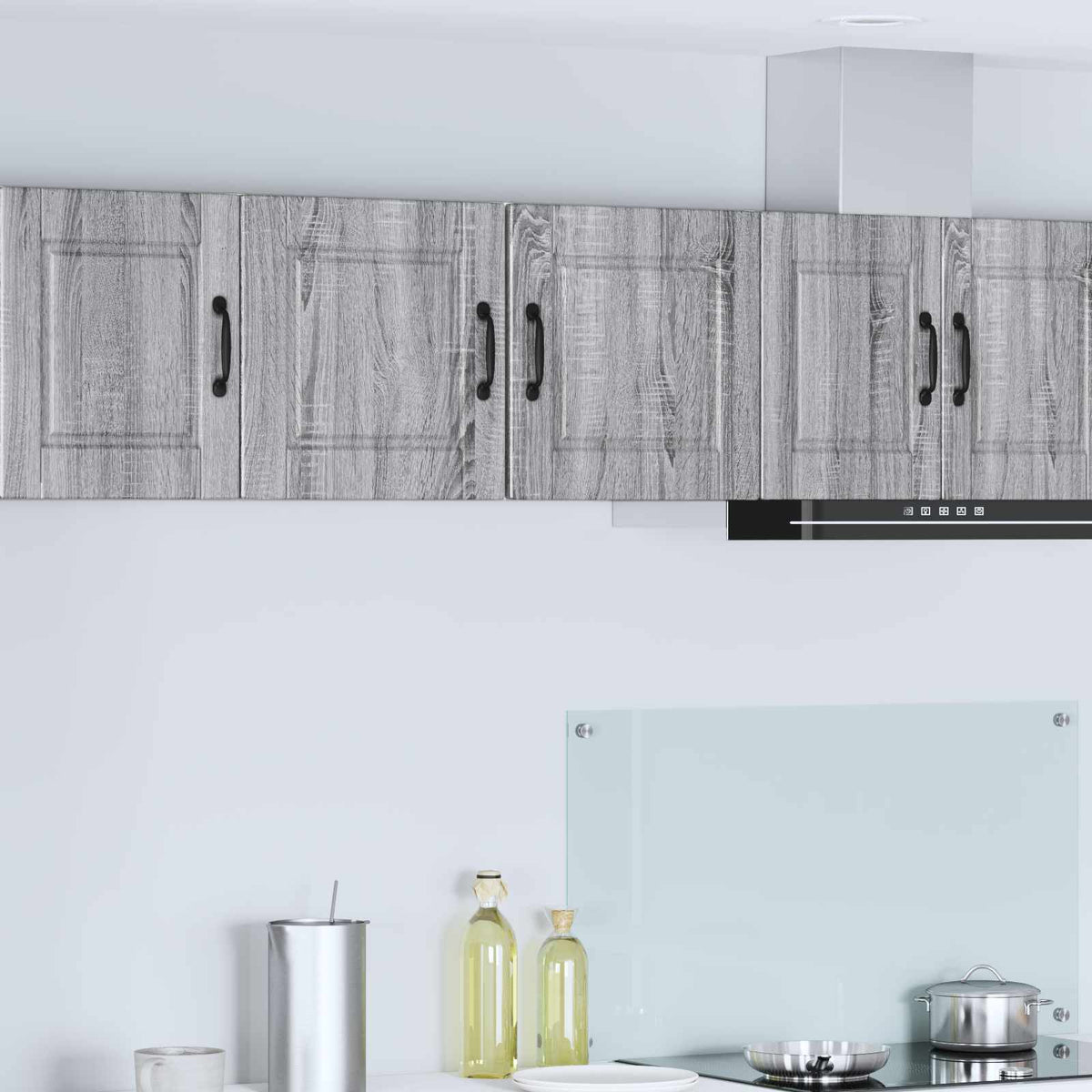 Armadietto a muro PORTO Grigio Sonoma 40 x 31 x 40 cm - homemem39
