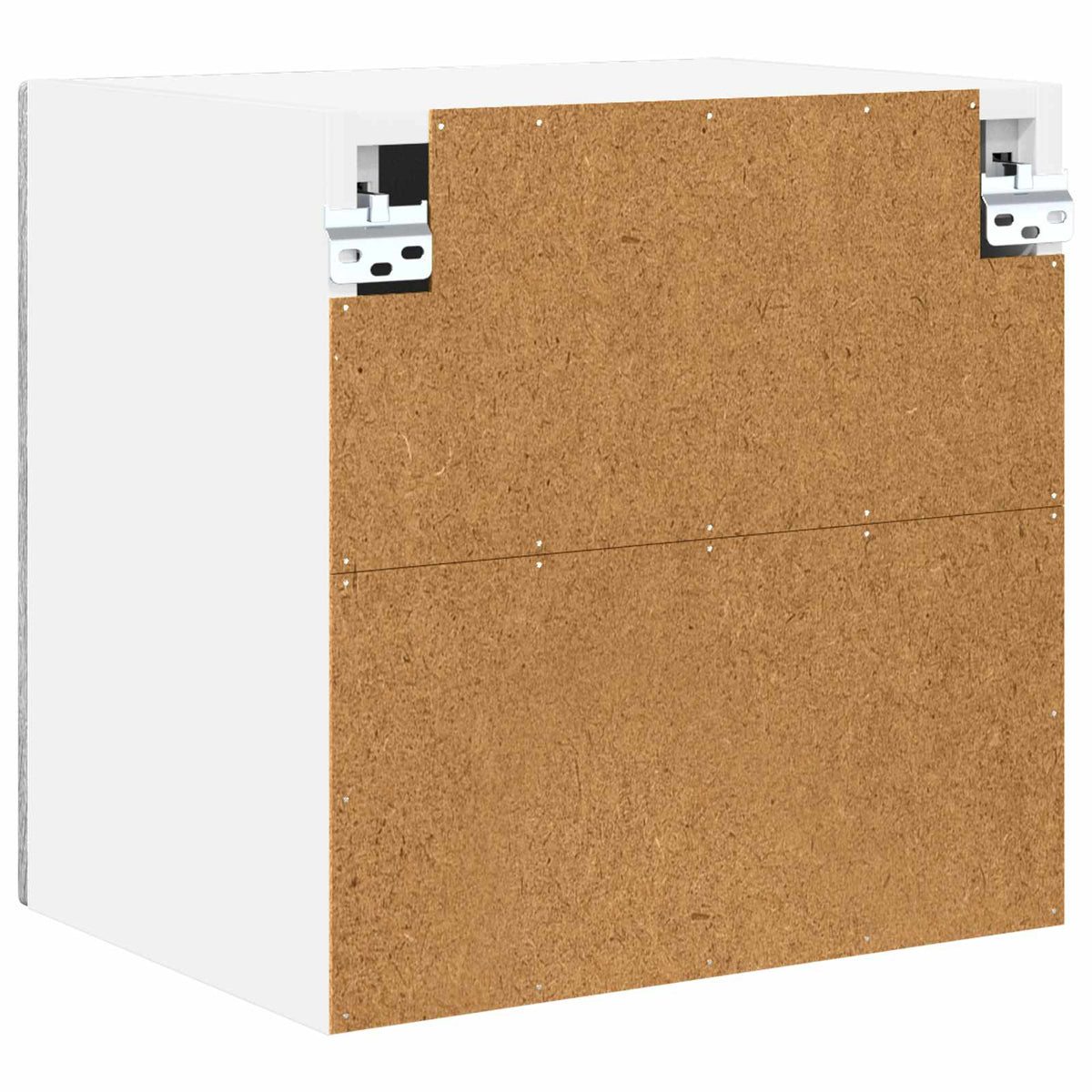 Armadietto a muro PORTO 2 pz Grigio Sonoma Legno ingegnerizzato - homemem39