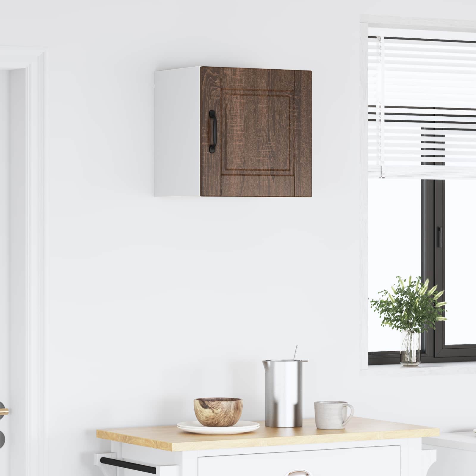 Armadietto a muro PORTO Rovere Marrone 40 x 31 x 40 cm | homemem39