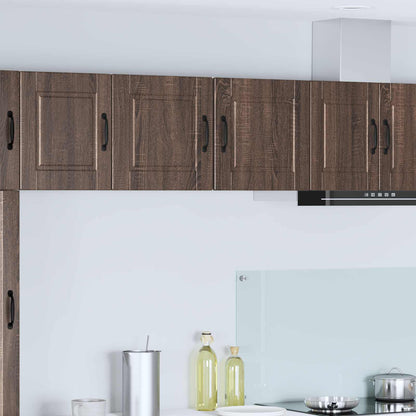 Armadietto a muro PORTO 2 pcs Rovere Marrone 40 x 31 x 40 cm | homemem39
