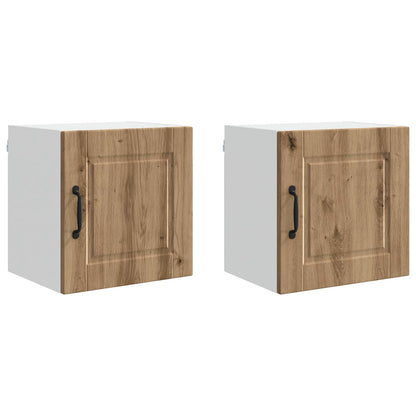 Armadietto a muro PORTO 2 pz Rovere artigianale