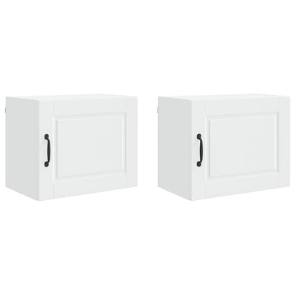 Armadietto a muro PORTO 2 pcs Bianco 50 x 31 x 40 cm | homemem39