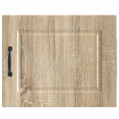 Armadietto a muro PORTO 2 pz Rovere Sonoma Legno ingegnerizzato