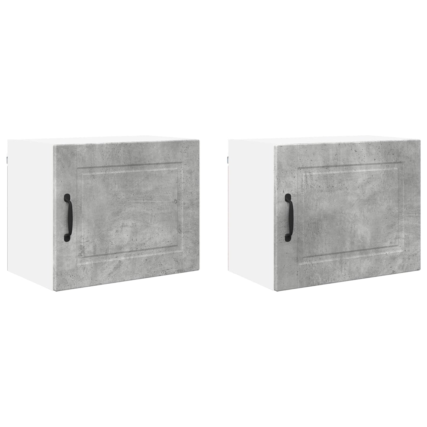Armadietto a muro PORTO 2 pcs Grigio cemento 50 x 31 x 40 cm | homemem39