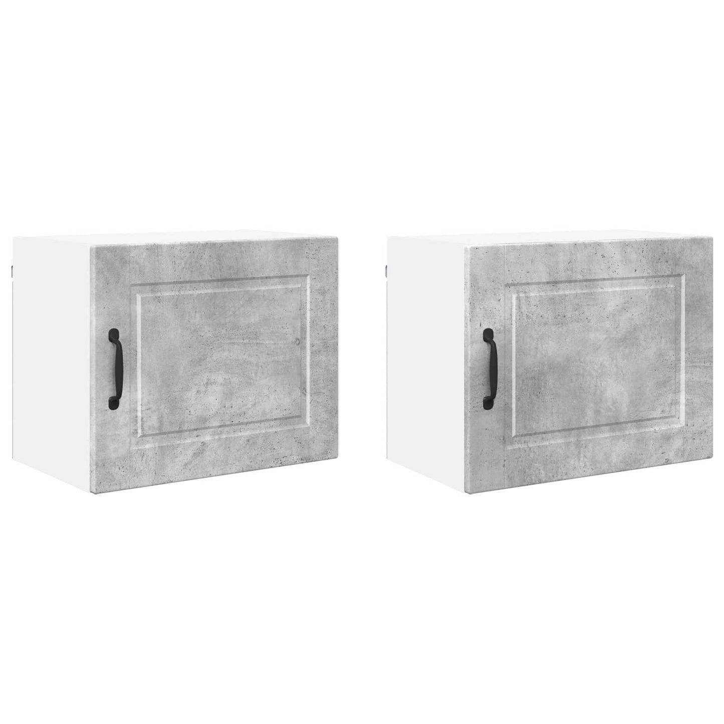 Armadietto a muro PORTO 2 pz Grigio cemento - homemem39