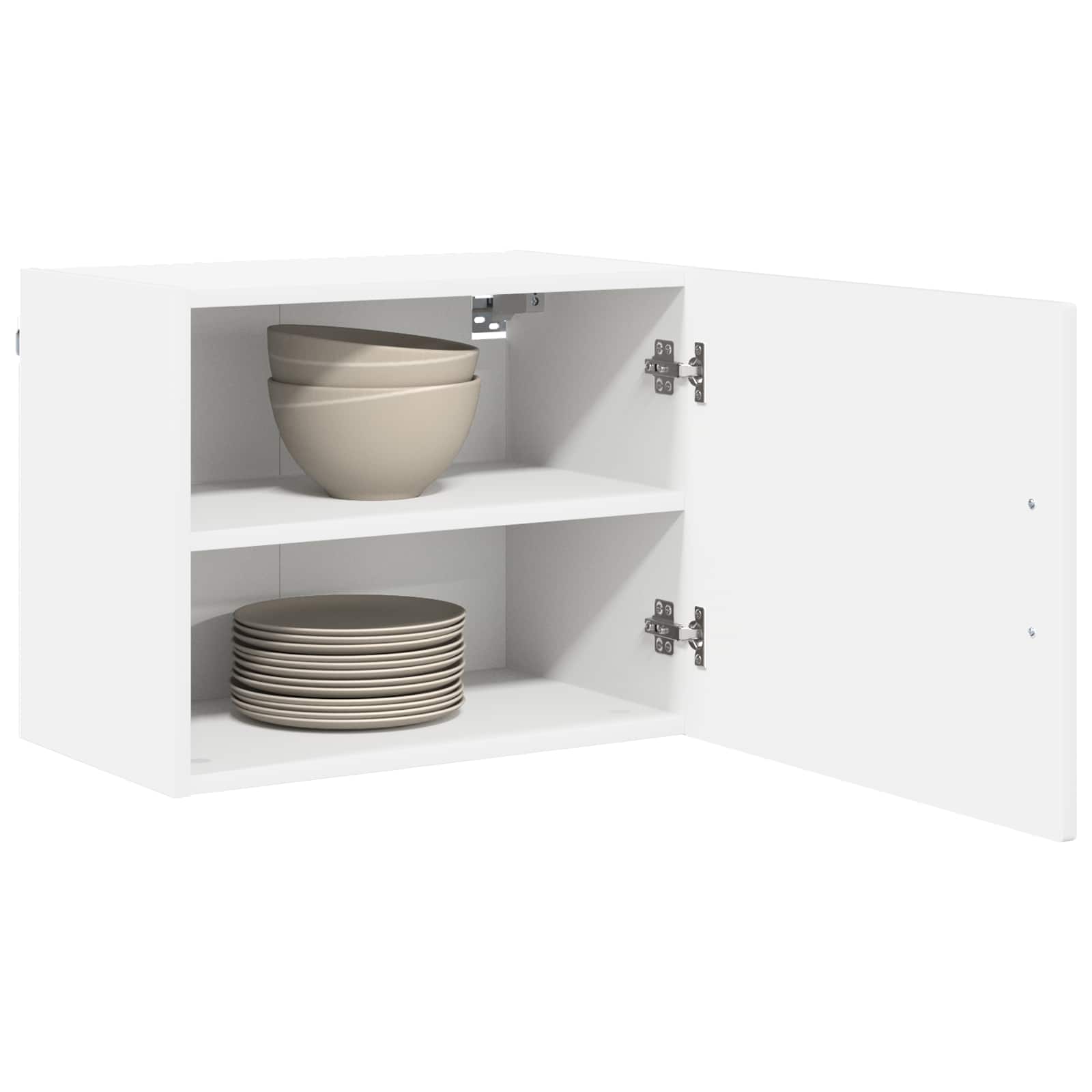 Armadietto a muro PORTO 2 pcs Bianco Lucido 50 x 31 x 40 cm | homemem39