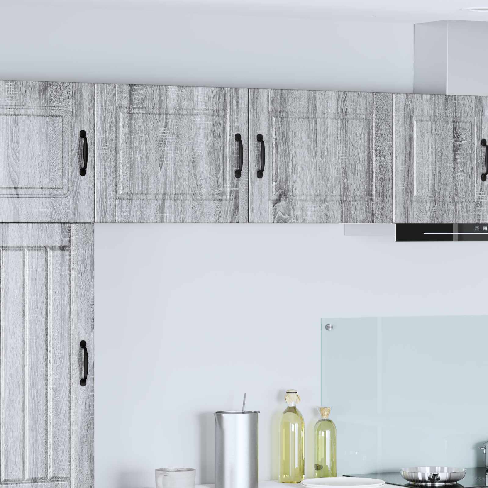 Armadietto a muro PORTO Grigio Sonoma 50 x 31 x 40 cm | homemem39
