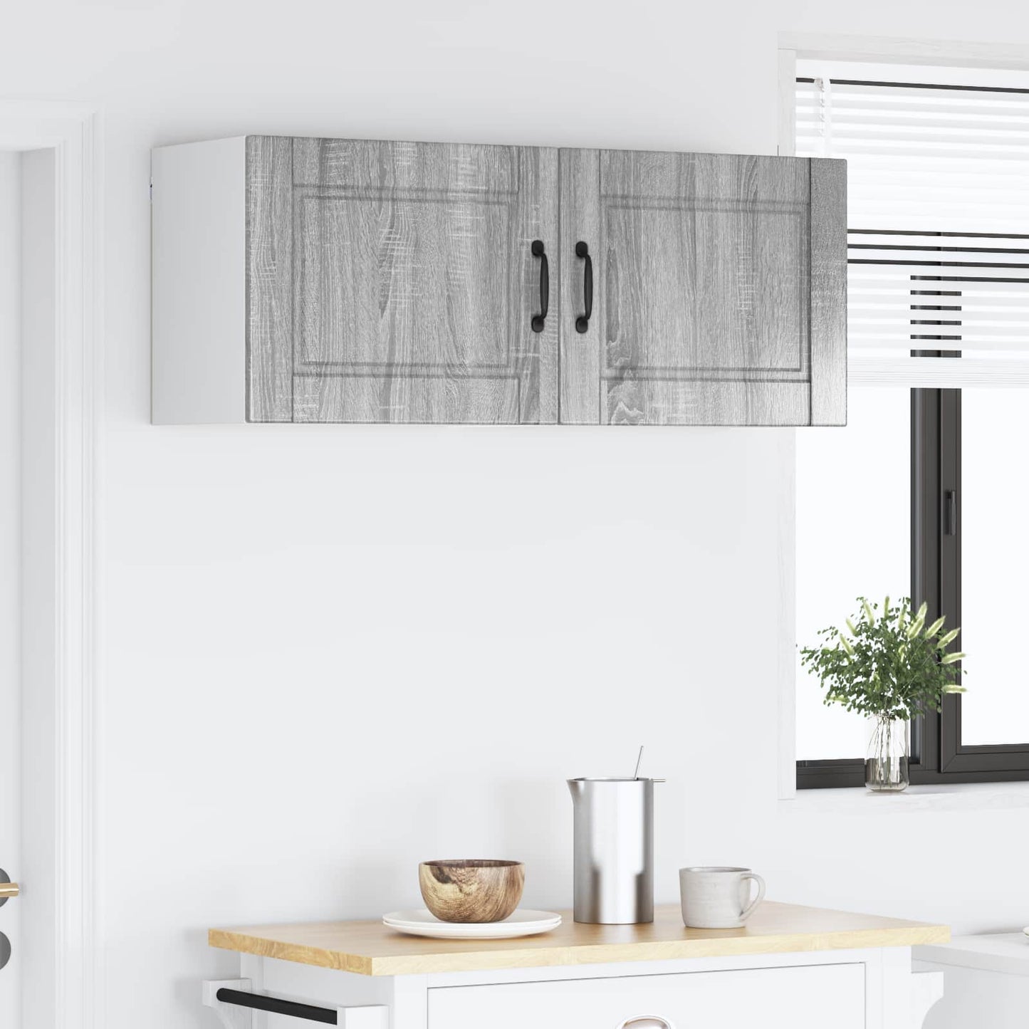 Armadietto a muro PORTO 2 pcs Grigio Sonoma 50 x 31 x 40 cm | homemem39