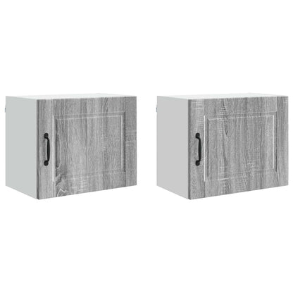 Armadietto a muro PORTO 2 pcs Grigio Sonoma 50 x 31 x 40 cm | homemem39