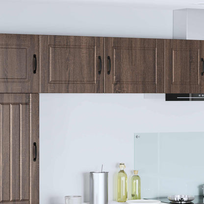 Armadietto a muro PORTO 2 pcs Rovere Marrone 50 x 31 x 40 cm | homemem39
