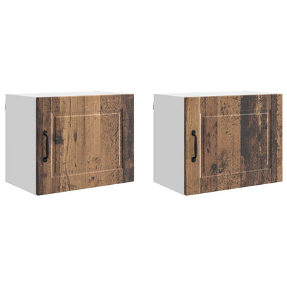 Armadietto a muro PORTO 2 pcs Legno vecchio 50 x 31 x 40 cm | homemem39