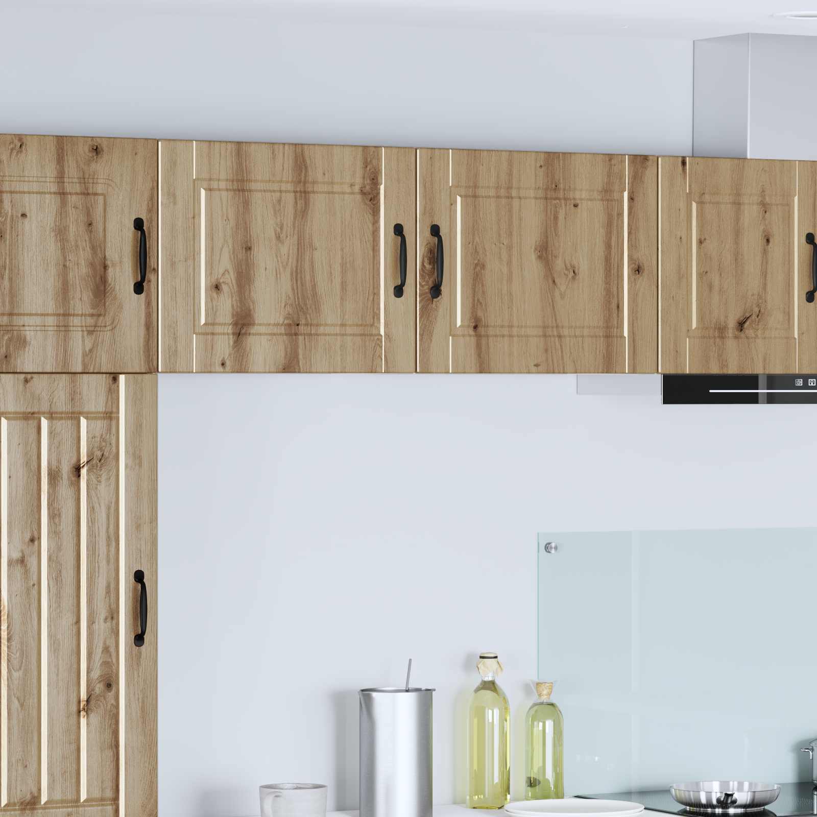 Armadietto a muro PORTO 2 pcs Rovere artigianale | homemem39