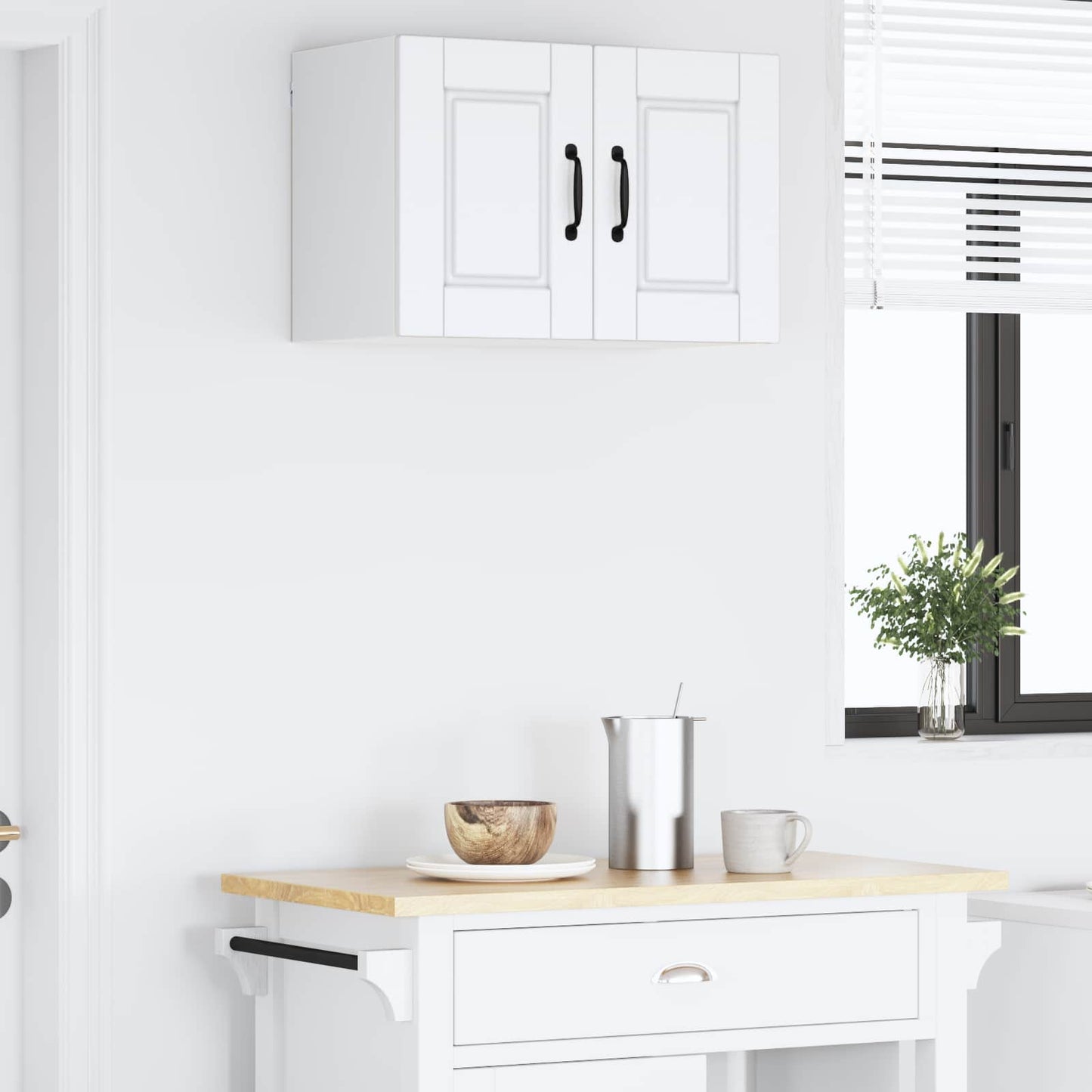 Armadietto a muro PORTO Bianco 60 x 31 x 40 cm | homemem39