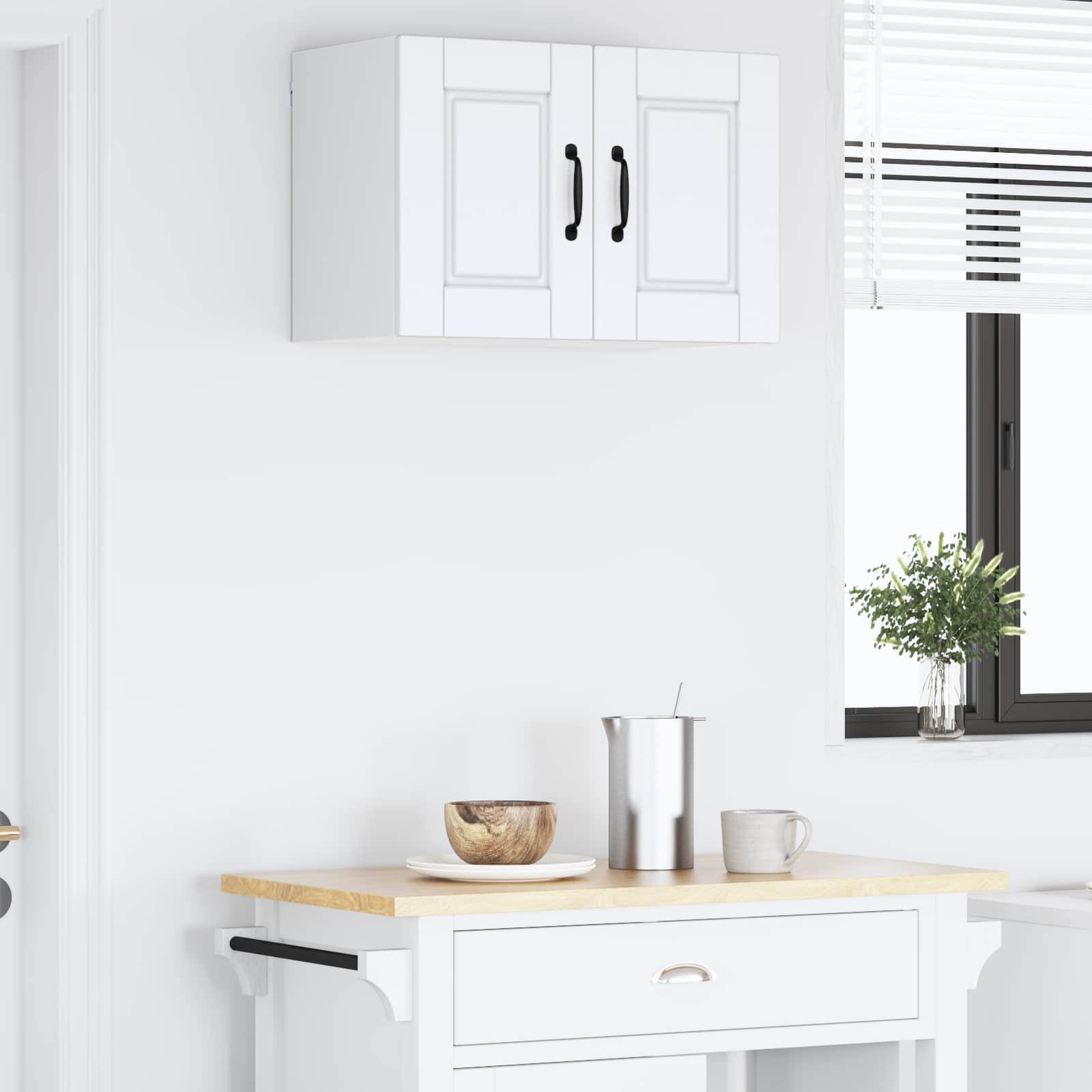 Armadietto a muro PORTO Bianco 60 x 31 x 40 cm | homemem39