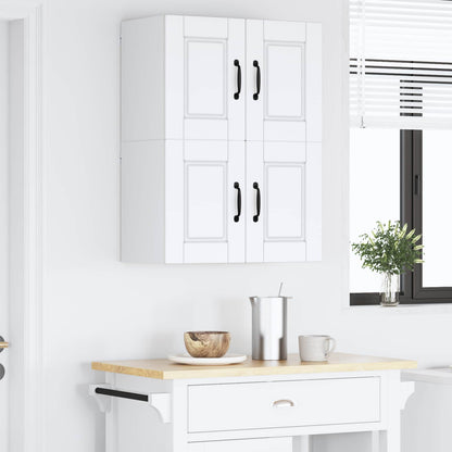 Armadietto a muro PORTO 2 pcs Bianco 60 x 31 x 40 cm | homemem39