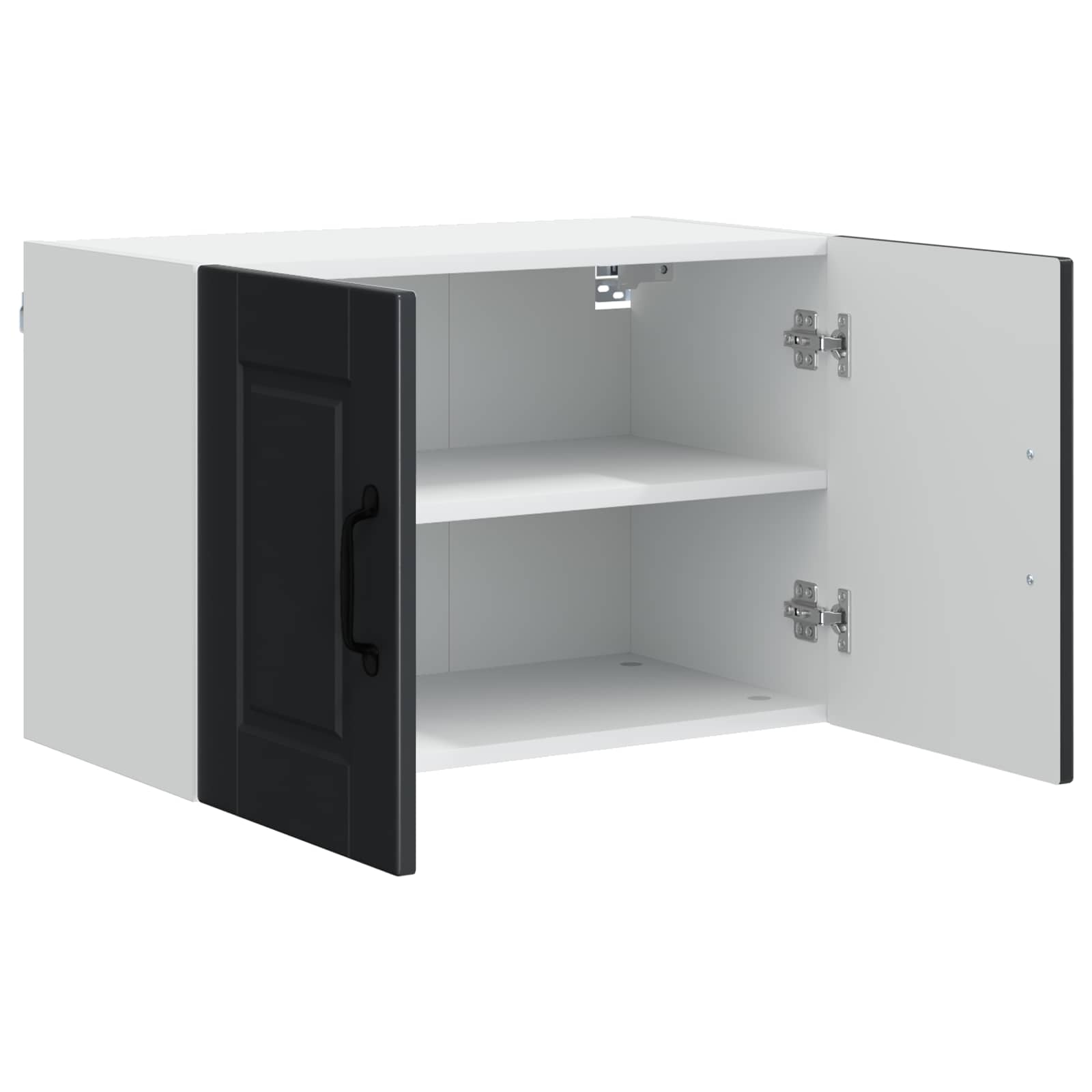 Armadietto a muro PORTO Nero 60 x 31 x 40 cm Legno multistrato | homemem39