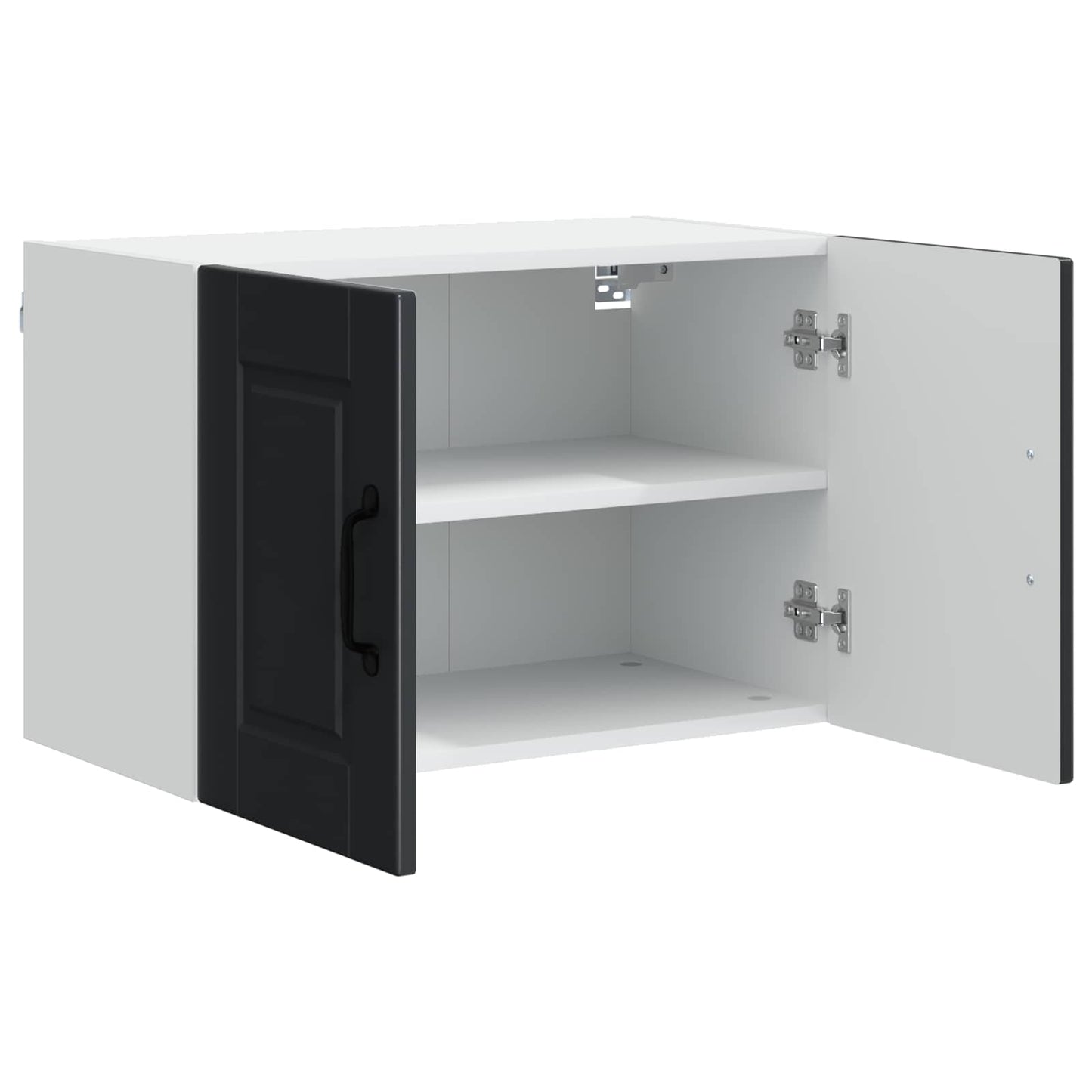 Armadietto a muro PORTO 2 pcs Nero 60 x 31 x 40 cm | homemem39