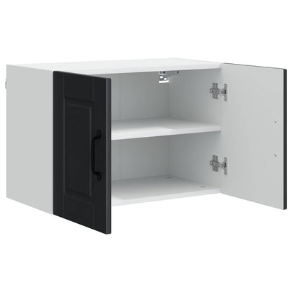 Armadietto a muro PORTO 2 pcs Nero 60 x 31 x 40 cm | homemem39
