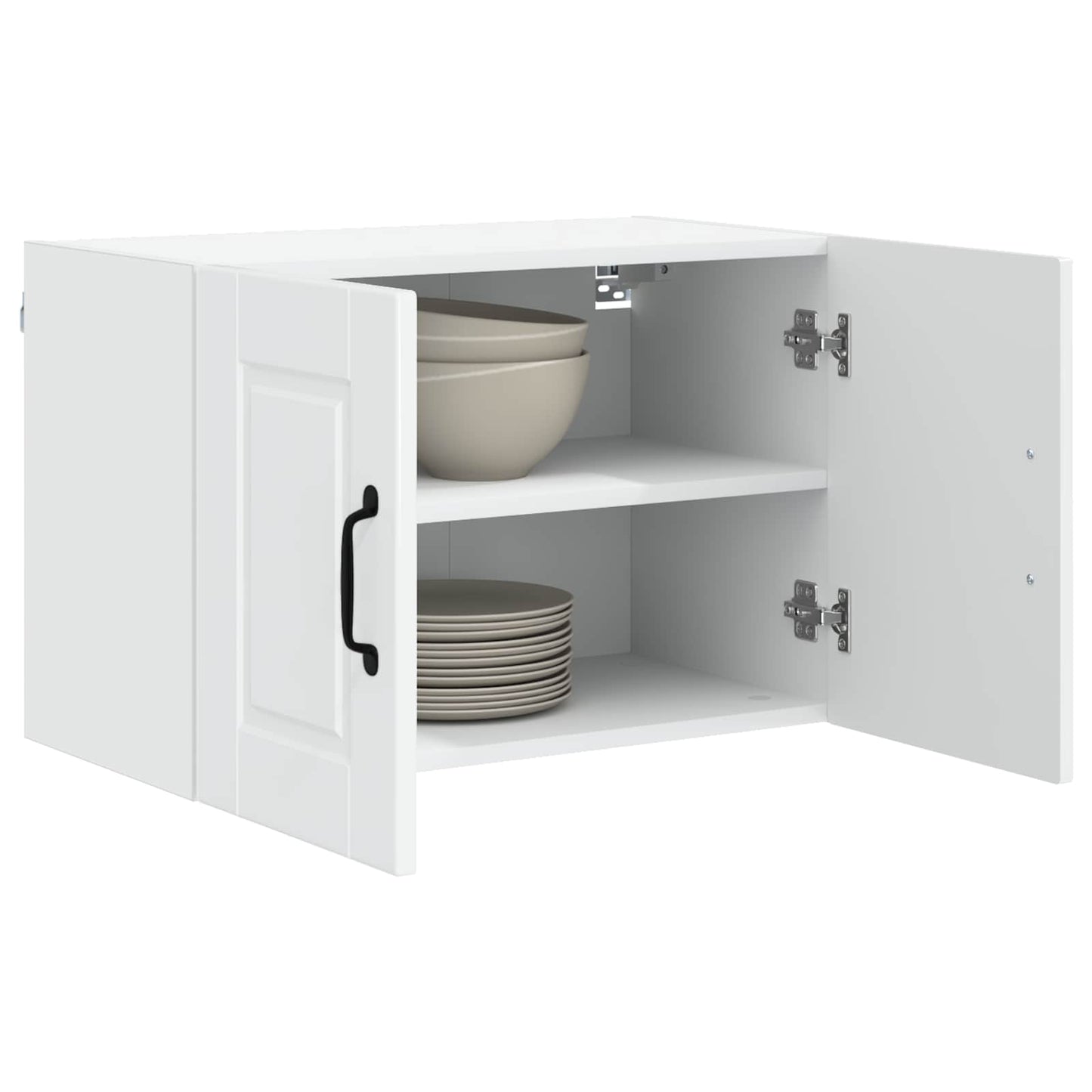 Armadietto a muro PORTO 2 pcs Bianco Lucido 60 x 31 x 40 cm | homemem39