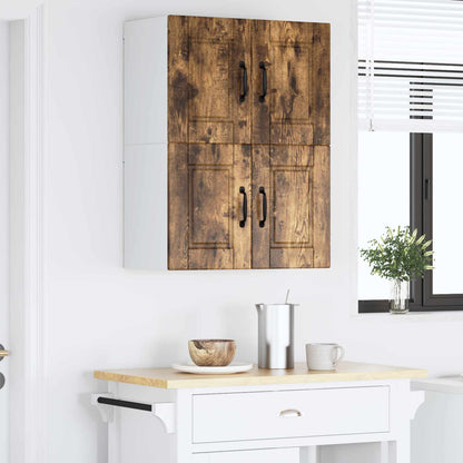 Armadietto a muro PORTO 2 pcs Rovere fumé 60 x 31 x 40 cm | homemem39