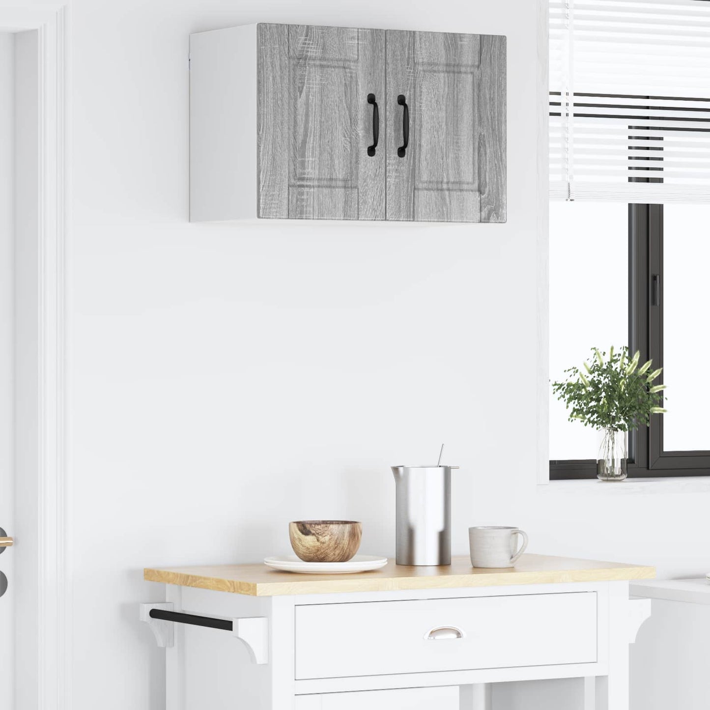 Armadietto a muro PORTO Grigio Sonoma 60 x 31 x 40 cm