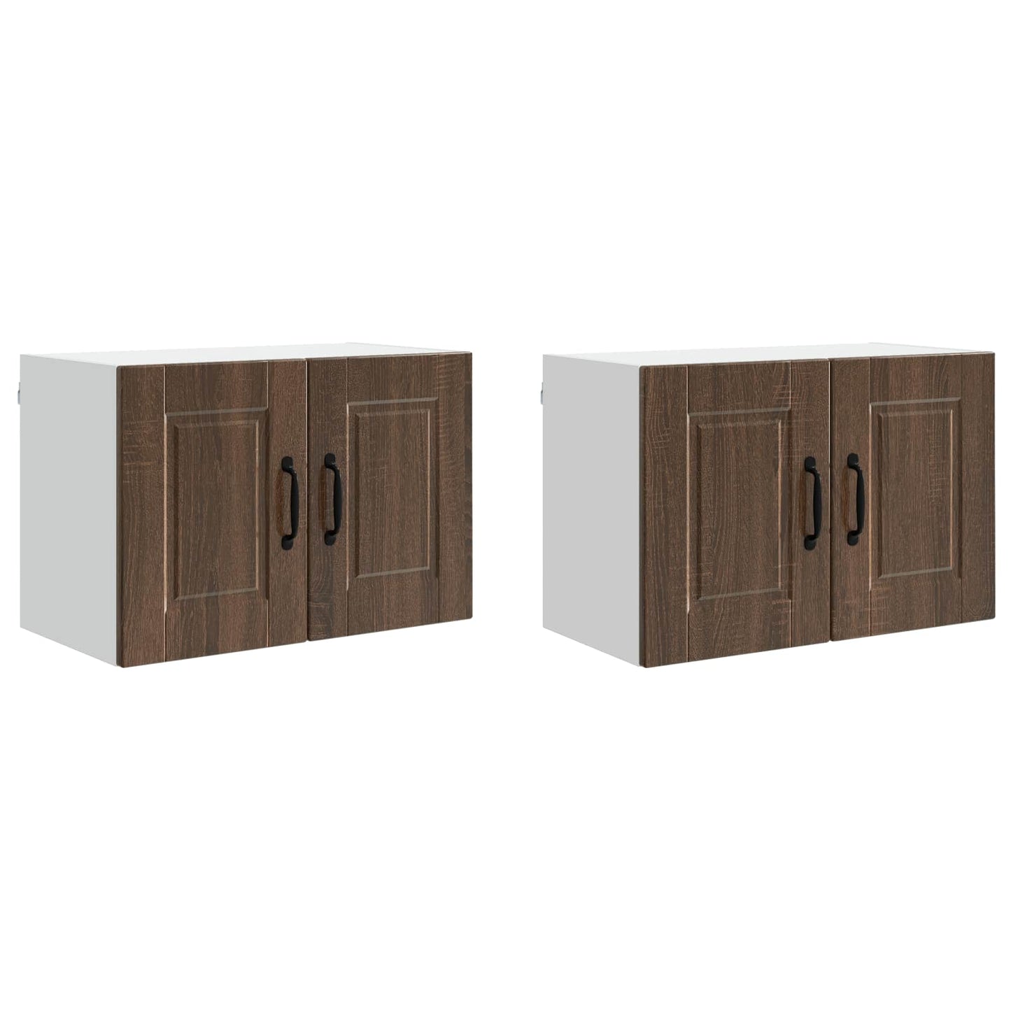 Armadietto a muro PORTO 2 pz Rovere Marrone