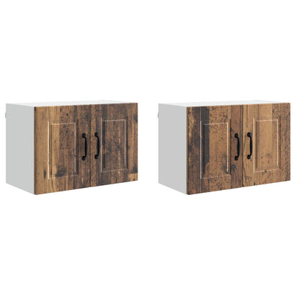 Pannello lavastoviglie 2 pcs Legno vecchio 60 x 31 x 40 cm | homemem39