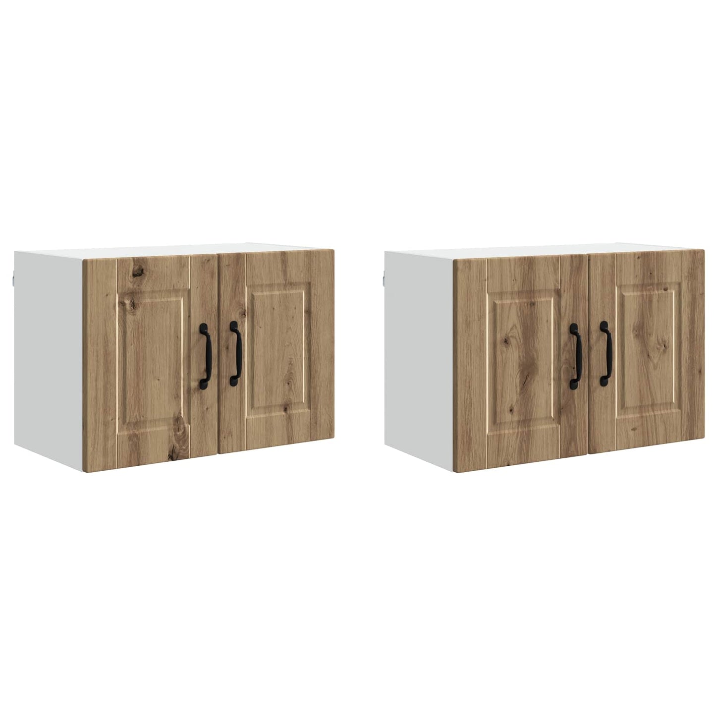 Armadietto a muro PORTO 2 pz Rovere artigianale